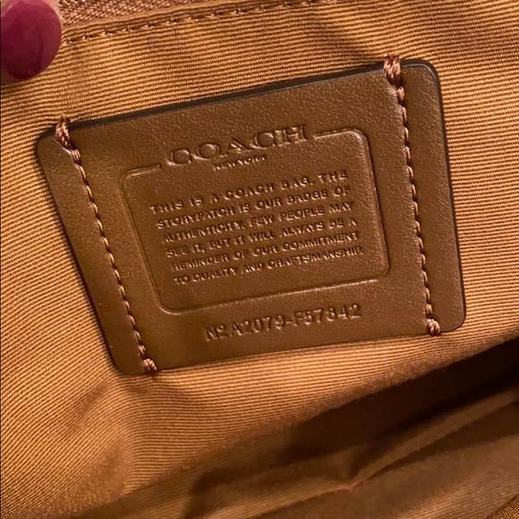 SOLD NWT Coach Drawstring Cryall Tote Bag - Picture 7 of 8